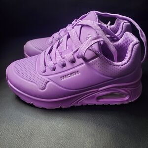 Skechers Lavender Lace-Up Shoes